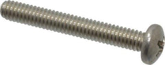 Value Collection - #8-32 UNC, 1-1/4" Length Under Head Phillips Drive Machine Screw - Pan Head, Grade 18-8 Stainless Steel, Uncoated, Without Washer - Industrial Tool & Supply