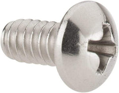 Value Collection - #10-24 UNC, 3/8" Length Under Head Phillips Drive Machine Screw - Pan Head, Grade 18-8 Stainless Steel, Uncoated, Without Washer - Industrial Tool & Supply