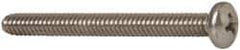 Value Collection - #10-24 UNC, 2" Length Under Head Phillips Drive Machine Screw - Pan Head, Grade 18-8 Stainless Steel, Uncoated, Without Washer - Industrial Tool & Supply