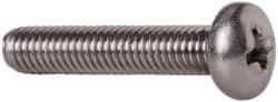 Value Collection - #10-32 UNF, 1" Length Under Head Phillips Drive Machine Screw - Pan Head, Grade 18-8 Stainless Steel, Uncoated, Without Washer - Industrial Tool & Supply