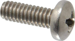 Value Collection - 1/4-20 UNC, 3/4" Length Under Head Phillips Drive Machine Screw - Pan Head, Grade 18-8 Stainless Steel, Uncoated, Without Washer - Industrial Tool & Supply