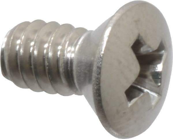 Value Collection - #10-24 UNC, 3/8" OAL Phillips Drive Machine Screw - Oval Head, Grade 18-8 Stainless Steel, Uncoated, Without Washer - Industrial Tool & Supply