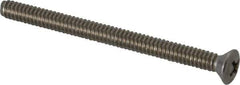 Value Collection - #10-24 UNC, 2-1/2" OAL Phillips Drive Machine Screw - Oval Head, Grade 18-8 Stainless Steel, Uncoated, Without Washer - Industrial Tool & Supply