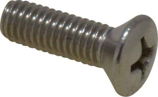 Value Collection - #10-32 UNF, 5/8" OAL Phillips Drive Machine Screw - Oval Head, Grade 18-8 Stainless Steel, Uncoated, Without Washer - Industrial Tool & Supply