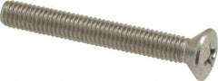 Value Collection - #10-32 UNF, 1-1/2" OAL Phillips Drive Machine Screw - Oval Head, Grade 18-8 Stainless Steel, Uncoated, Without Washer - Industrial Tool & Supply