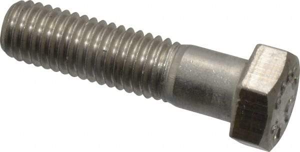Value Collection - 1/2-13 UNC, 2" Length Under Head Hex Head Cap Screw - Grade 316 Stainless Steel, 3/4" Hex - Industrial Tool & Supply