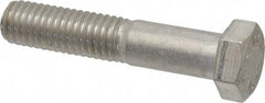 Value Collection - 1/2-13 UNC, 2-1/2" Length Under Head Hex Head Cap Screw - Grade 316 Stainless Steel, 3/4" Hex - Industrial Tool & Supply
