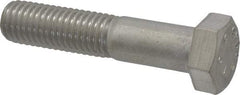 Value Collection - 1-1/4 - 7 UNC 7" Length Under Head Hex Head Cap Screw - Partially Threaded, 316 Stainless Steel, Uncoated, 1-1/4" Hex - Industrial Tool & Supply