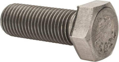 Value Collection - 3/8-24 UNF, 1" Length Under Head Hex Head Cap Screw - Grade 18-8 Stainless Steel, 9/16" Hex - Industrial Tool & Supply