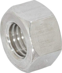 Value Collection - 3/4-10 UNC Stainless Steel Right Hand Heavy Hex Nut - 1-1/4" Across Flats, 47/64" High, Uncoated - Industrial Tool & Supply