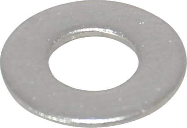 Value Collection - #10 Screw, Grade 18-8 Stainless Steel Standard Flat Washer - 13/64" ID x 7/16" OD, 0.031" Thick - Industrial Tool & Supply