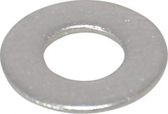 Value Collection - #10 Screw, Grade 18-8 Stainless Steel Standard Flat Washer - 13/64" ID x 7/16" OD, 0.031" Thick - Industrial Tool & Supply