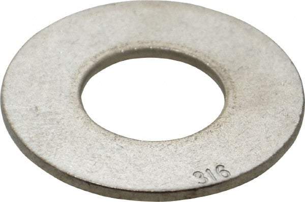 Value Collection - 7/8" Screw, Grade 316 Stainless Steel Standard Flat Washer - 15/16" ID x 2-1/4" OD, 0.165" Thick - Industrial Tool & Supply