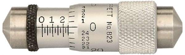 Starrett - 1-1/2 to 2 Inch Range, Mechanical Inside Caliper Micrometer - 0.001 Inch Graduation - Industrial Tool & Supply
