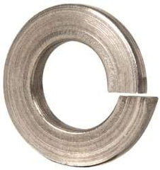 Value Collection - 1/4", 0.062" Thick Split Lock Washer - 316 Stainless Steel, 0.252" Min ID, 0.26" Max ID, 0.209" Min OD, 0.487" Max OD - Industrial Tool & Supply