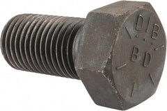 Value Collection - 2 - 4-1/2 UNC, 4" Length Under Head Hex Head Cap Screw - Partially Threaded, Grade 8 Alloy Steel, Uncoated, 3" Hex - Industrial Tool & Supply