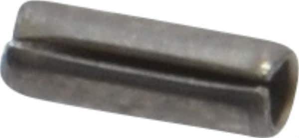 Value Collection - 1/16" Diam x 3/16" Long Slotted Spring Pin - Grade 420 Stainless Steel, Bright Finish - Industrial Tool & Supply