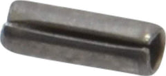 Value Collection - 1/16" Diam x 3/16" Long Slotted Spring Pin - Grade 420 Stainless Steel, Bright Finish - Industrial Tool & Supply