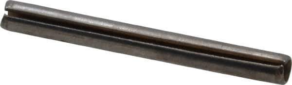 Made in USA - 1/16" Diam x 5/8" Long Slotted Spring Pin - Grade 420 Stainless Steel, Bright Finish - Industrial Tool & Supply
