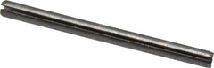 Value Collection - 1/16" Diam x 7/8" Long Slotted Spring Pin - Grade 420 Stainless Steel, Bright Finish - Industrial Tool & Supply