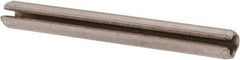 Made in USA - 5/64" Diam x 3/4" Long Slotted Spring Pin - Grade 420 Stainless Steel, Bright Finish - Industrial Tool & Supply