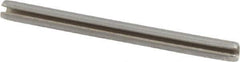 Value Collection - 5/64" Diam x 1" Long Slotted Spring Pin - Grade 420 Stainless Steel, Bright Finish - Industrial Tool & Supply