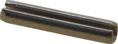 Value Collection - 3/32" Diam x 1/2" Long Slotted Spring Pin - Grade 420 Stainless Steel, Bright Finish - Industrial Tool & Supply