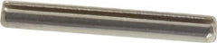 Made in USA - 3/32" Diam x 3/4" Long Slotted Spring Pin - Grade 420 Stainless Steel, Bright Finish - Industrial Tool & Supply