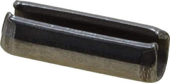Made in USA - 1/8" Diam x 3/8" Long Slotted Spring Pin - Grade 420 Stainless Steel, Bright Finish - Industrial Tool & Supply