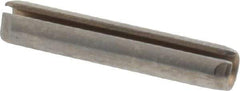 Made in USA - 1/8" Diam x 11/16" Long Slotted Spring Pin - Grade 420 Stainless Steel, Bright Finish - Industrial Tool & Supply