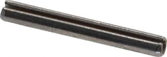 Made in USA - 1/8" Diam x 1" Long Slotted Spring Pin - Grade 420 Stainless Steel, Bright Finish - Industrial Tool & Supply