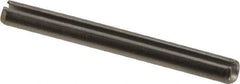 Made in USA - 1/8" Diam x 1-1/4" Long Slotted Spring Pin - Grade 420 Stainless Steel, Bright Finish - Industrial Tool & Supply