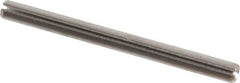 Made in USA - 5/32" Diam x 2" Long Slotted Spring Pin - Grade 420 Stainless Steel, Bright Finish - Industrial Tool & Supply