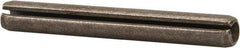 Made in USA - 3/16" Diam x 1-1/2" Long Slotted Spring Pin - Grade 420 Stainless Steel, Bright Finish - Industrial Tool & Supply