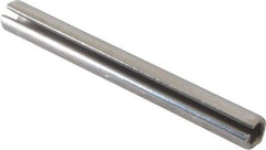 Made in USA - 3/16" Diam x 1-3/4" Long Slotted Spring Pin - Grade 420 Stainless Steel, Bright Finish - Industrial Tool & Supply