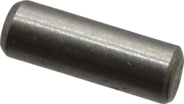 Value Collection - 1/16" Diam x 3/16" Pin Length 18-8 Stainless Steel Standard Dowel Pin - Bright Finish - Industrial Tool & Supply