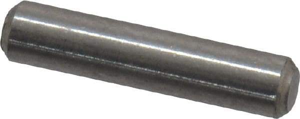 Value Collection - 3/32" Diam x 7/16" Pin Length 18-8 Stainless Steel Standard Dowel Pin - Bright Finish - Industrial Tool & Supply
