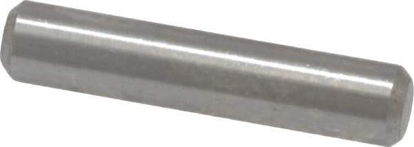 Value Collection - 1/8" Diam x 5/8" Pin Length 18-8 Stainless Steel Standard Dowel Pin - Bright Finish - Industrial Tool & Supply