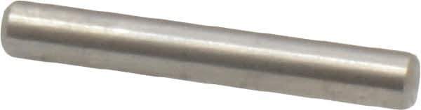 Value Collection - 1/8" Diam x 7/8" Pin Length 18-8 Stainless Steel Standard Dowel Pin - Bright Finish - Industrial Tool & Supply