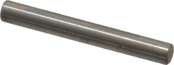Value Collection - 1/8" Diam x 1" Pin Length 18-8 Stainless Steel Standard Dowel Pin - Bright Finish - Industrial Tool & Supply