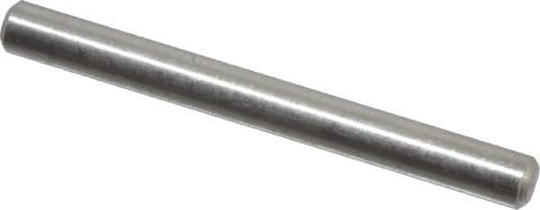Value Collection - 1/8" Diam x 1-1/4" Pin Length 18-8 Stainless Steel Standard Dowel Pin - Bright Finish - Industrial Tool & Supply