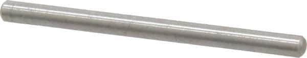 Value Collection - 1/8" Diam x 1-3/4" Pin Length 18-8 Stainless Steel Standard Dowel Pin - Bright Finish - Industrial Tool & Supply