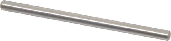 Value Collection - 1/8" Diam x 2" Pin Length 18-8 Stainless Steel Standard Dowel Pin - Bright Finish - Industrial Tool & Supply