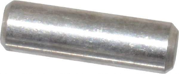 Value Collection - 3/16" Diam x 5/8" Pin Length 18-8 Stainless Steel Standard Dowel Pin - Bright Finish - Industrial Tool & Supply