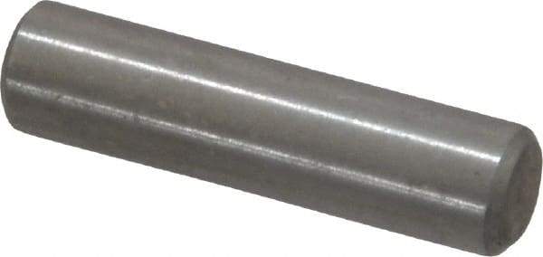 Value Collection - 1/4" Diam x 1" Pin Length 18-8 Stainless Steel Standard Dowel Pin - Bright Finish - Industrial Tool & Supply