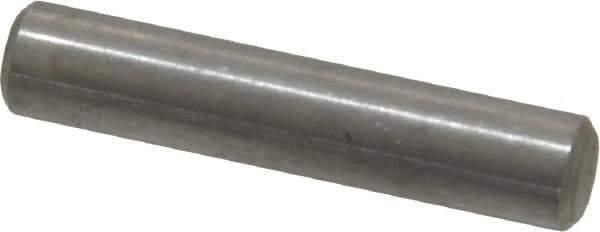 Value Collection - 1/4" Diam x 1-1/4" Pin Length 18-8 Stainless Steel Standard Dowel Pin - Bright Finish - Industrial Tool & Supply
