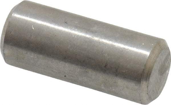 Value Collection - 5/16" Diam x 3/4" Pin Length 18-8 Stainless Steel Standard Dowel Pin - Bright Finish - Industrial Tool & Supply