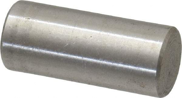 Value Collection - 3/8" Diam x 7/8" Pin Length 18-8 Stainless Steel Standard Dowel Pin - Bright Finish - Industrial Tool & Supply