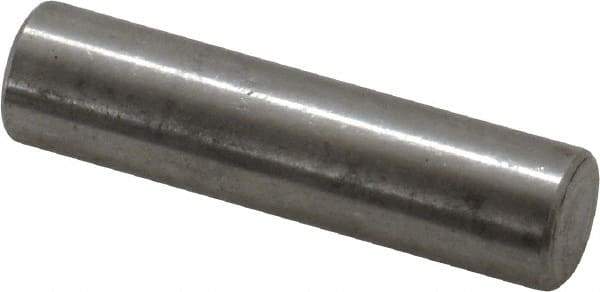 Value Collection - 3/8" Diam x 1-1/2" Pin Length 18-8 Stainless Steel Standard Dowel Pin - Bright Finish - Industrial Tool & Supply