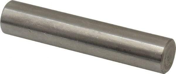 Value Collection - 1/2" Diam x 2-1/2" Pin Length 18-8 Stainless Steel Standard Dowel Pin - Bright Finish - Industrial Tool & Supply
